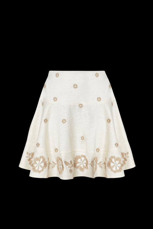 Mini Falda Inamorata Cream